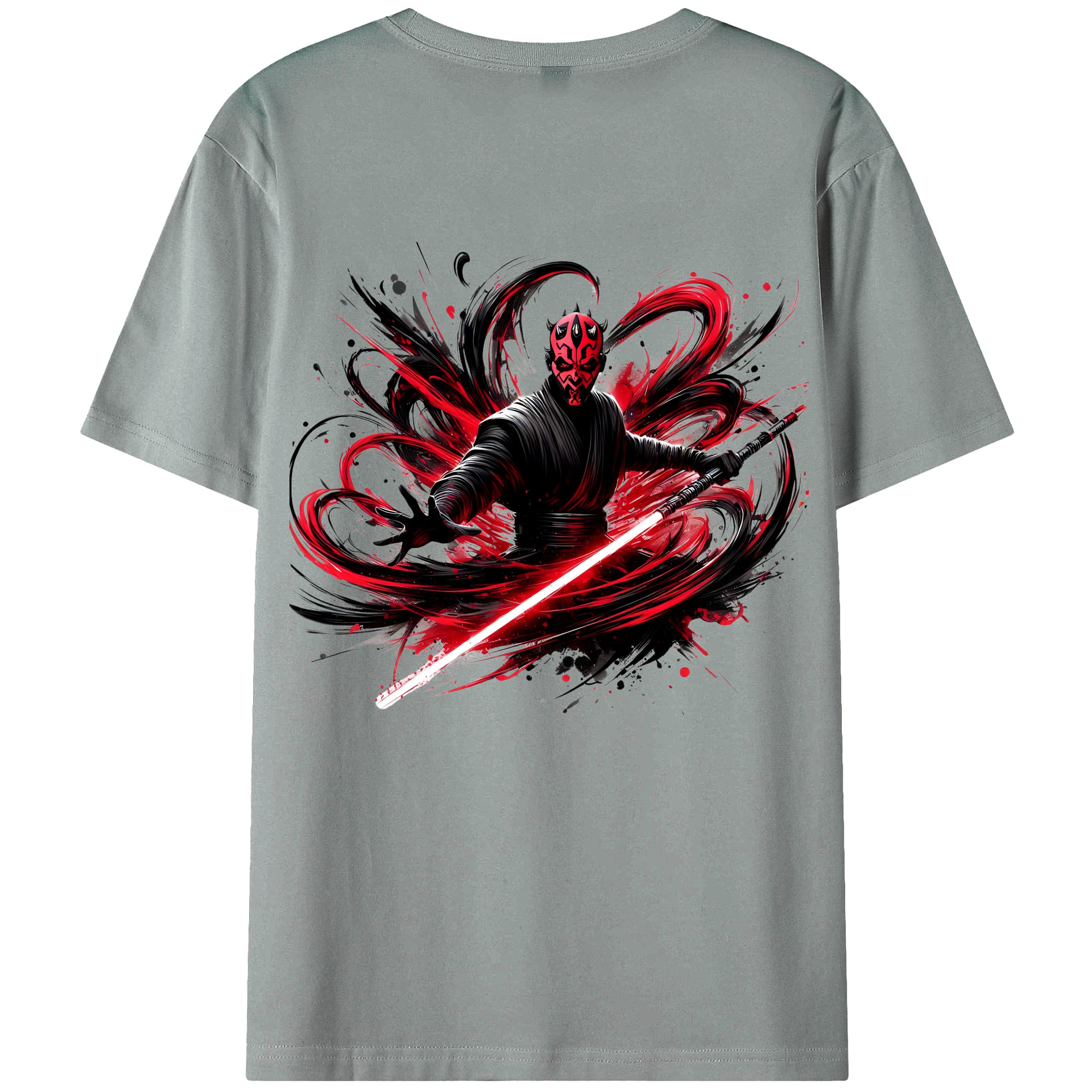 （画像用） スター・ウォーズ Star Wars 綿100％ メンズ半袖Tシャツ（バックプリント） 通気性